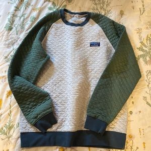 LL Bean Quilted Crew Neck